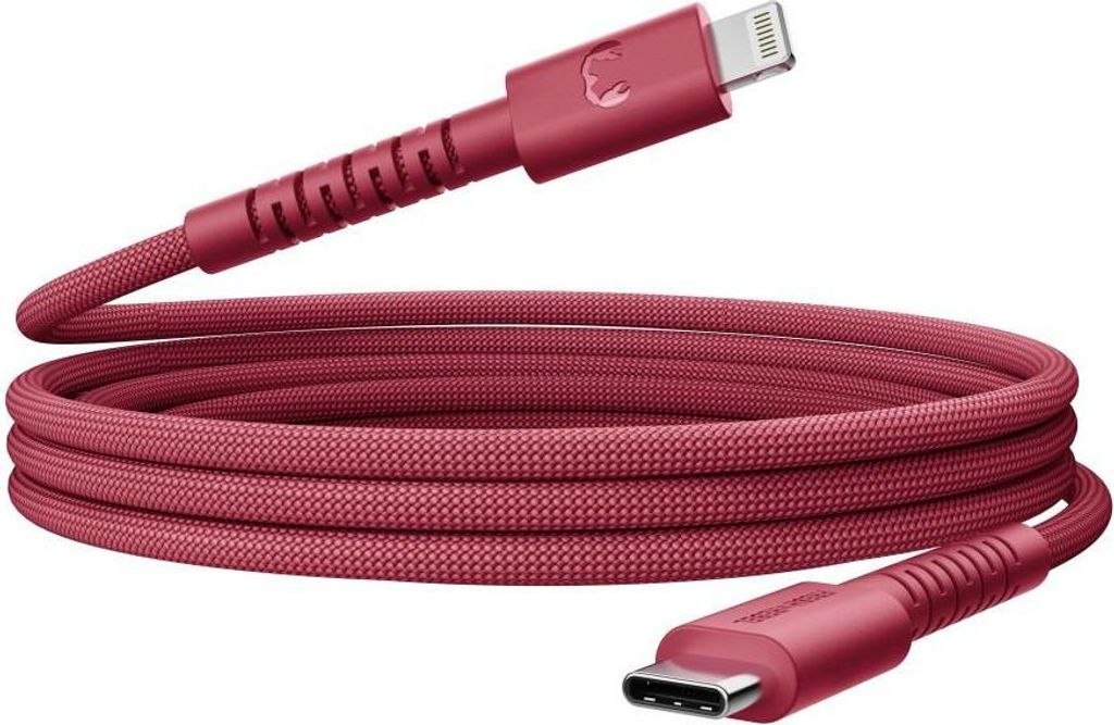 FRESH 'N REBEL USB-C zu Lightning silicone geflochtenes Produktbild 