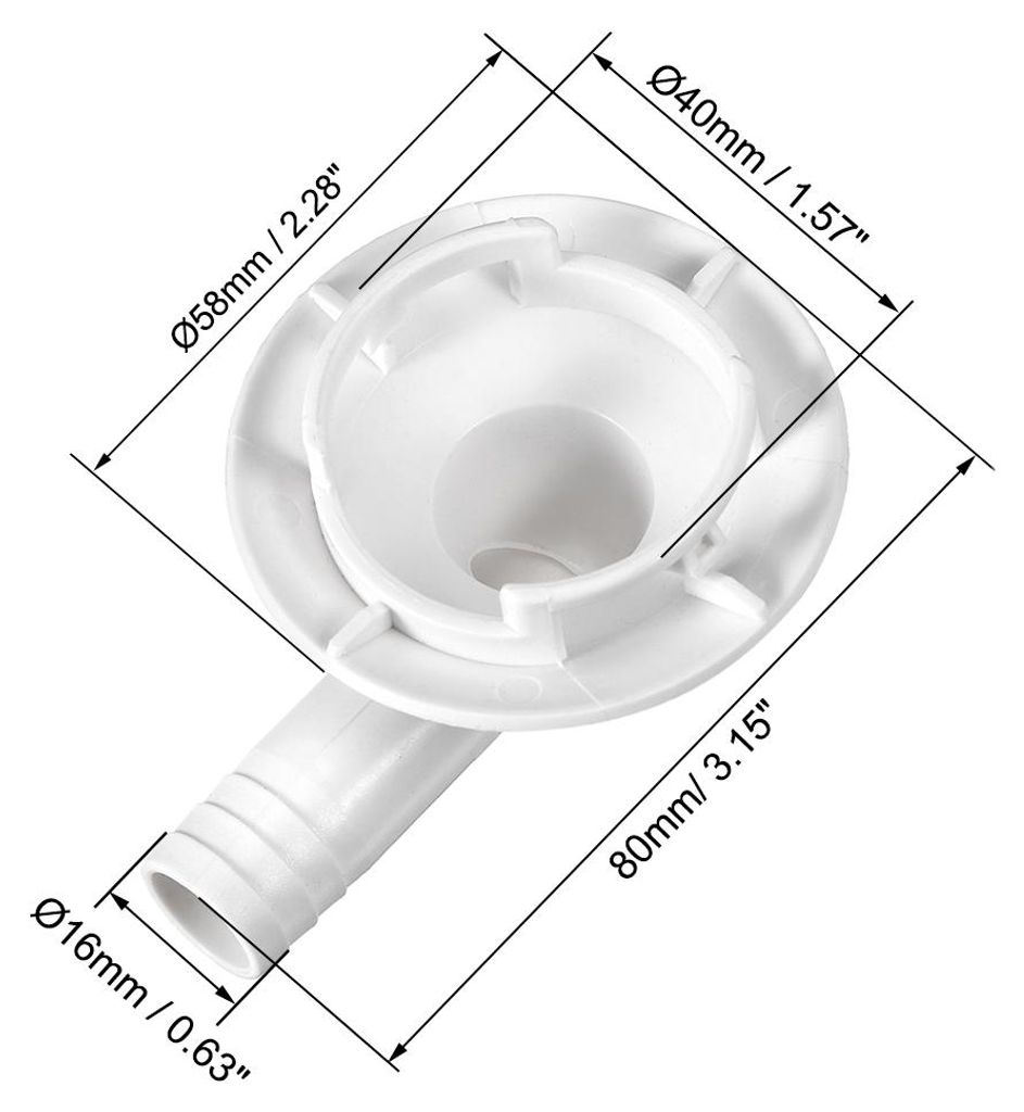 Abflussschlauch Anschlussboge der Klimaanlage fš¹r Mini Split und Fenster Teil 40mm, 3Stk
