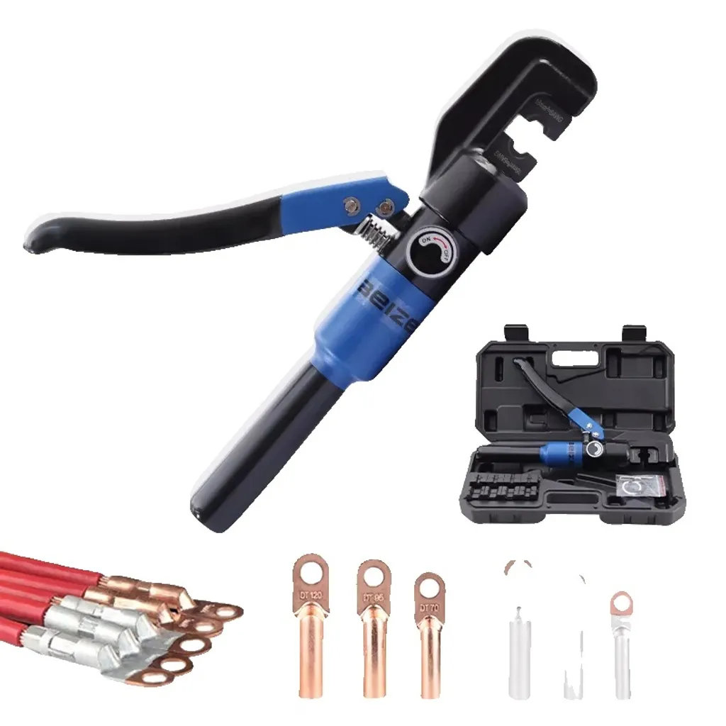 Pince hydraulique 5-6T de pression pour sertissage précis 4-70mm²