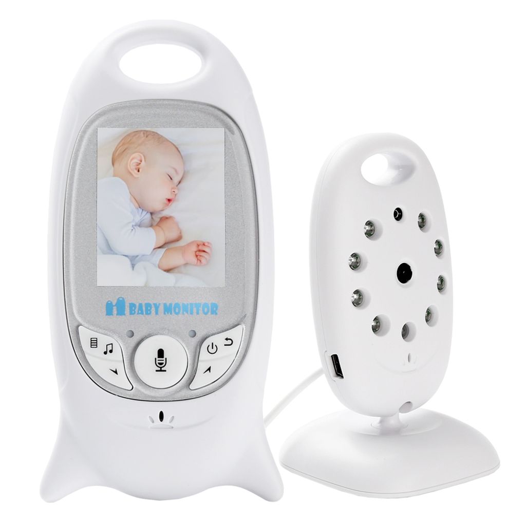 Digital Wireless Babyphone mit Kamera Farbe Video Monitor Nachtsicht Babypflege 