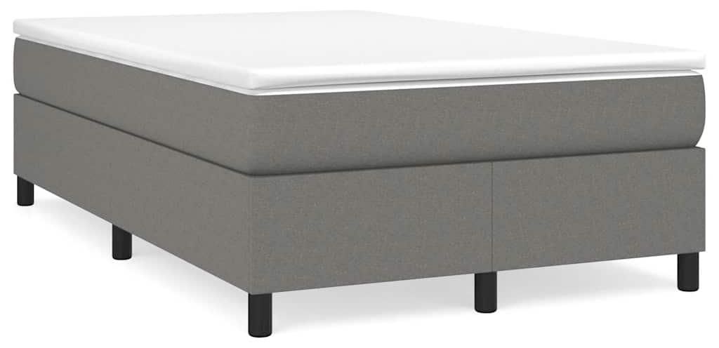 Estructura de cama con somier, color gris oscuro, 120x200 Imagen del producto 