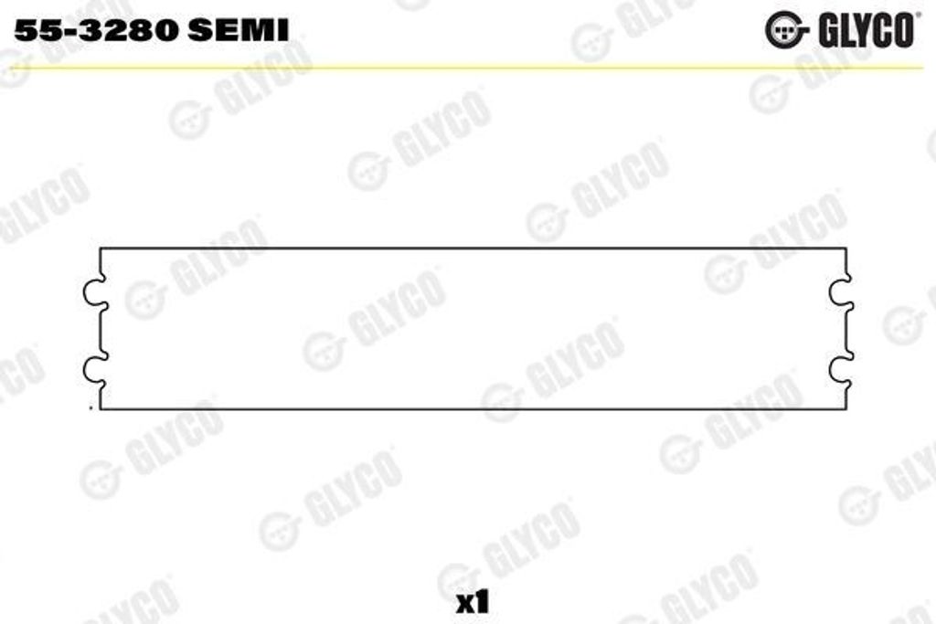 GLYCO Pleuelbuchse 55-3280 SEMI für PORSCHE 911 25,0mm