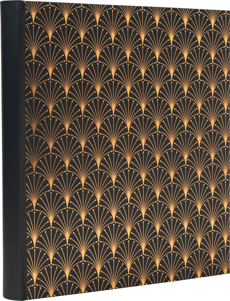 Exacompta 16095E Album fotografico Néo Déco Nero 29x32 cm 60 pagine nere - 2