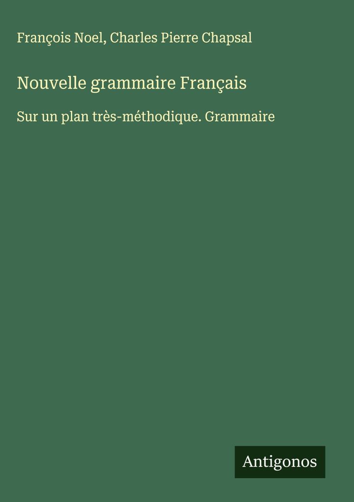 Nouvelle grammaire Français