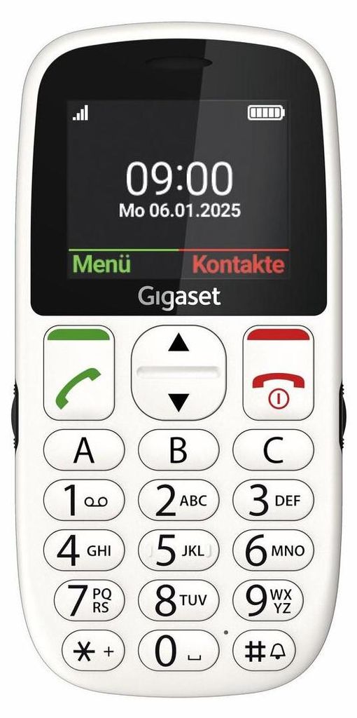 Gigaset GL395 Seniorentelefon Weißer Bildschirm 5,59 cm Produktbild 