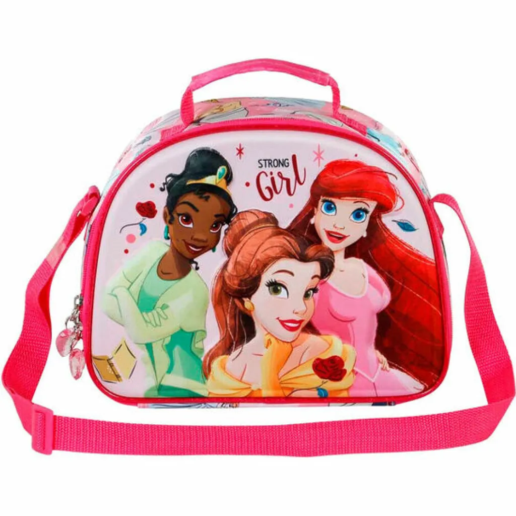 Borsa Termica 3D Disney Princess: Specifiche Pro e Alta Resistenza