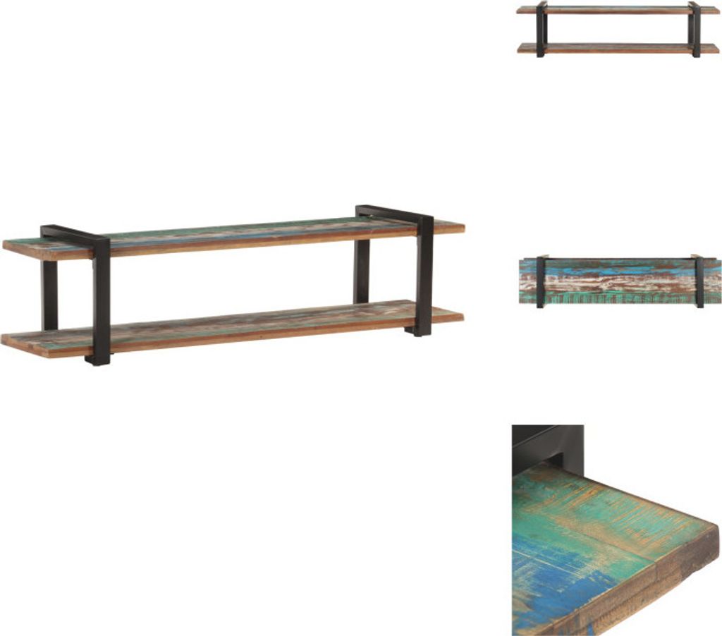 vidaXL TV-Schrank 160x40x40 cm Recyceltes Massivholz - TV-Möbel