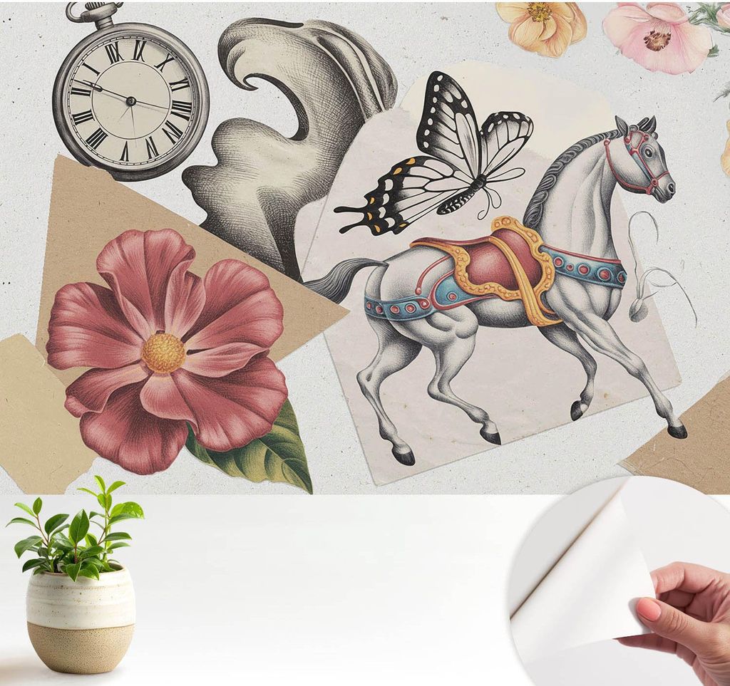 Fototapete selbstklebend - 104x70 cm - Tapete - Wandtapete - Wandbilder - Klebefolie - Dekofolie - Tapete Folie - Wand - Dekoration - Wohnzimmer - ...