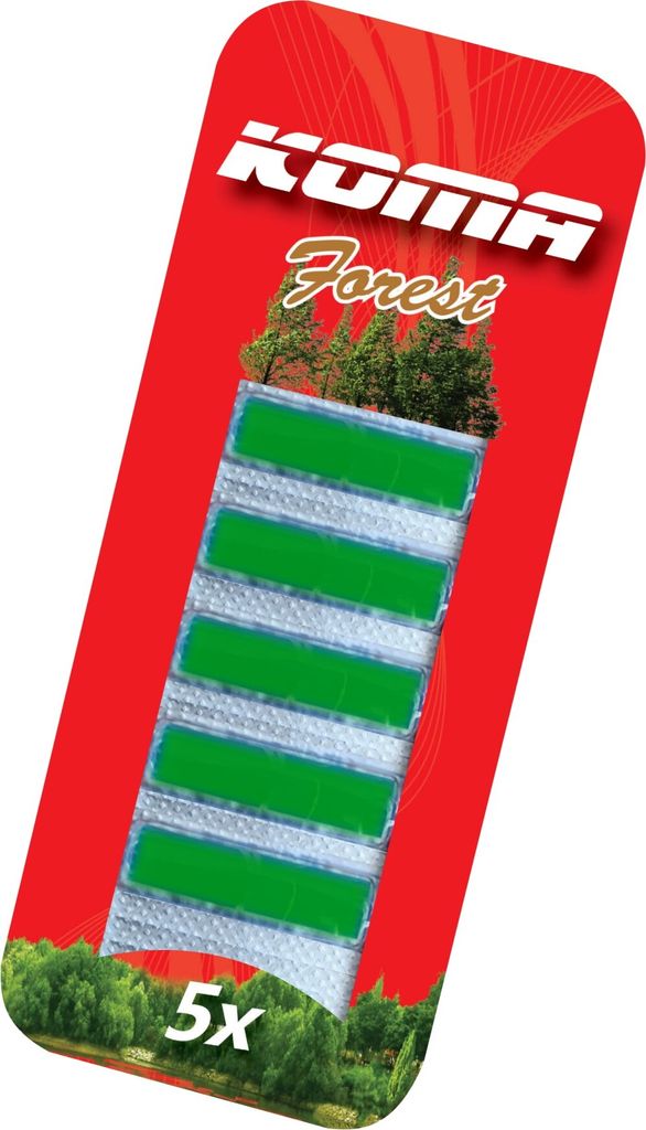 KOMA OSV8 - Staubsaugerduft KOMA FOREST, 5 Stück in der Packung