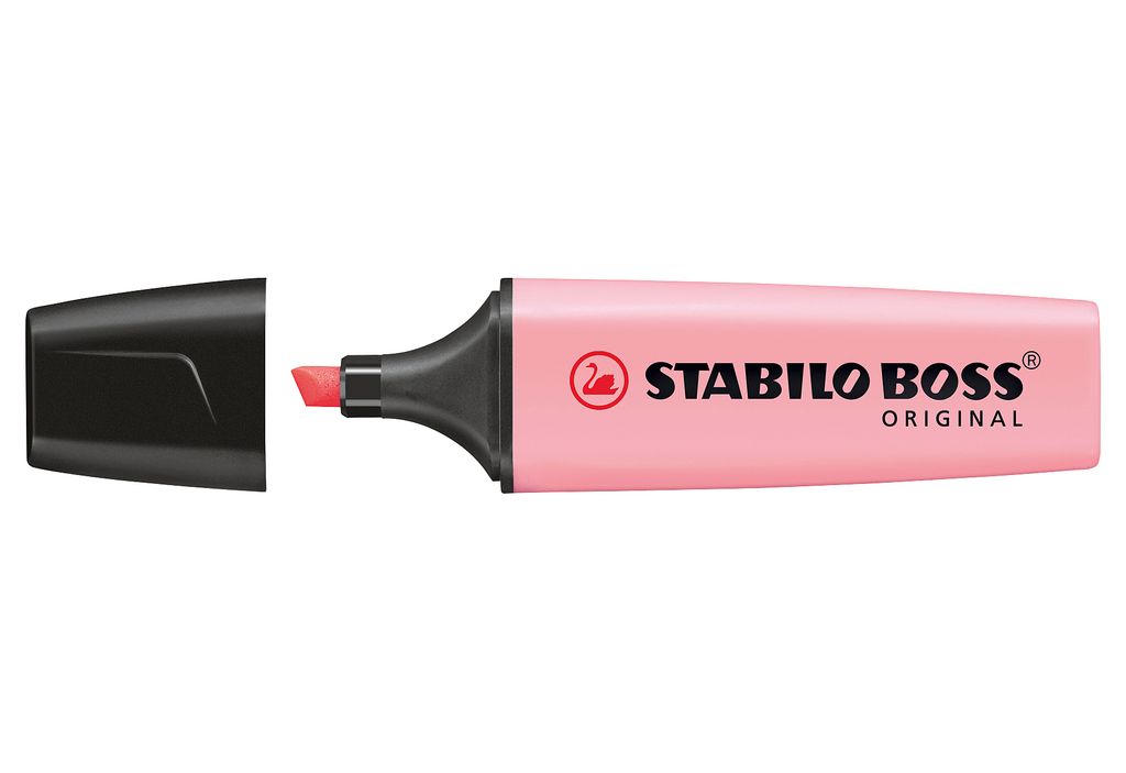 STABILO Boss Original Pastel, 1 kusů, Růžová, Rozšířený Obrázek produktu 