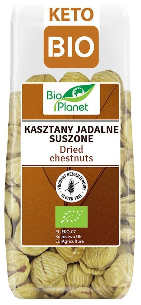 KASZTANY JADALNE SUSZONE BEZGLUTENOWE BIO 200 g - BIO PLANET