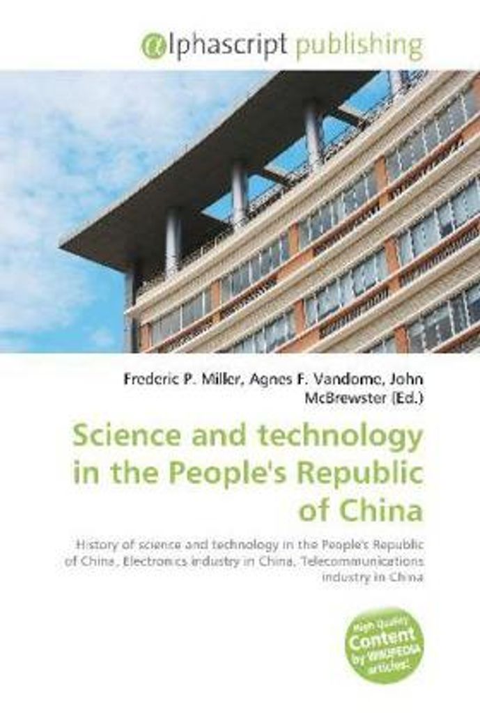 Science and technology in the People's Republic of China