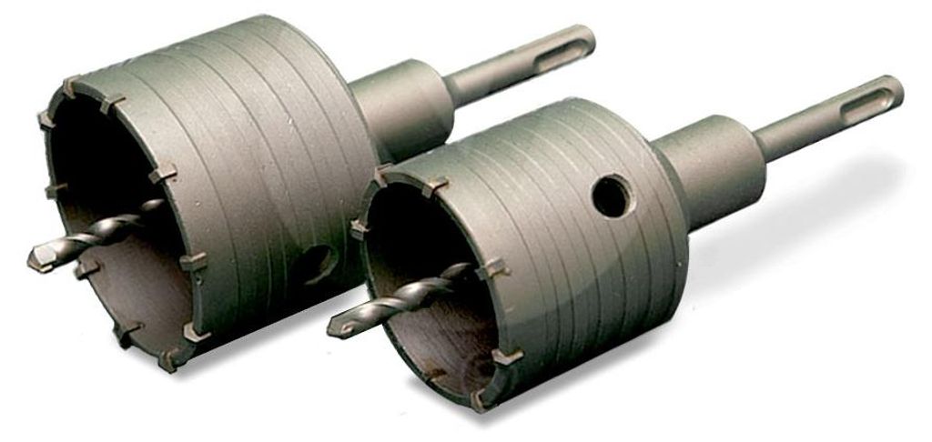 Dosenbohrer Schlagbohrkrone Bohrer 2 tlg Set SDS PLUS Produktbild 