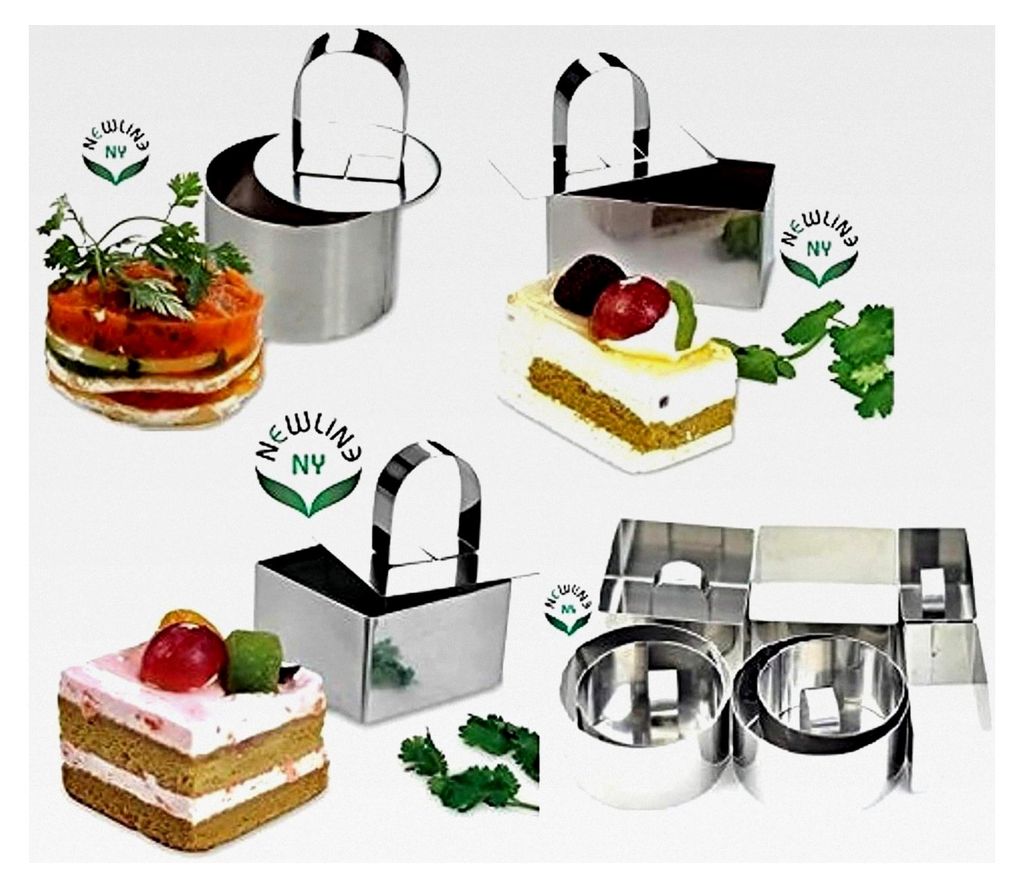 Dessertringe aus Edelstahl, 12-teilig