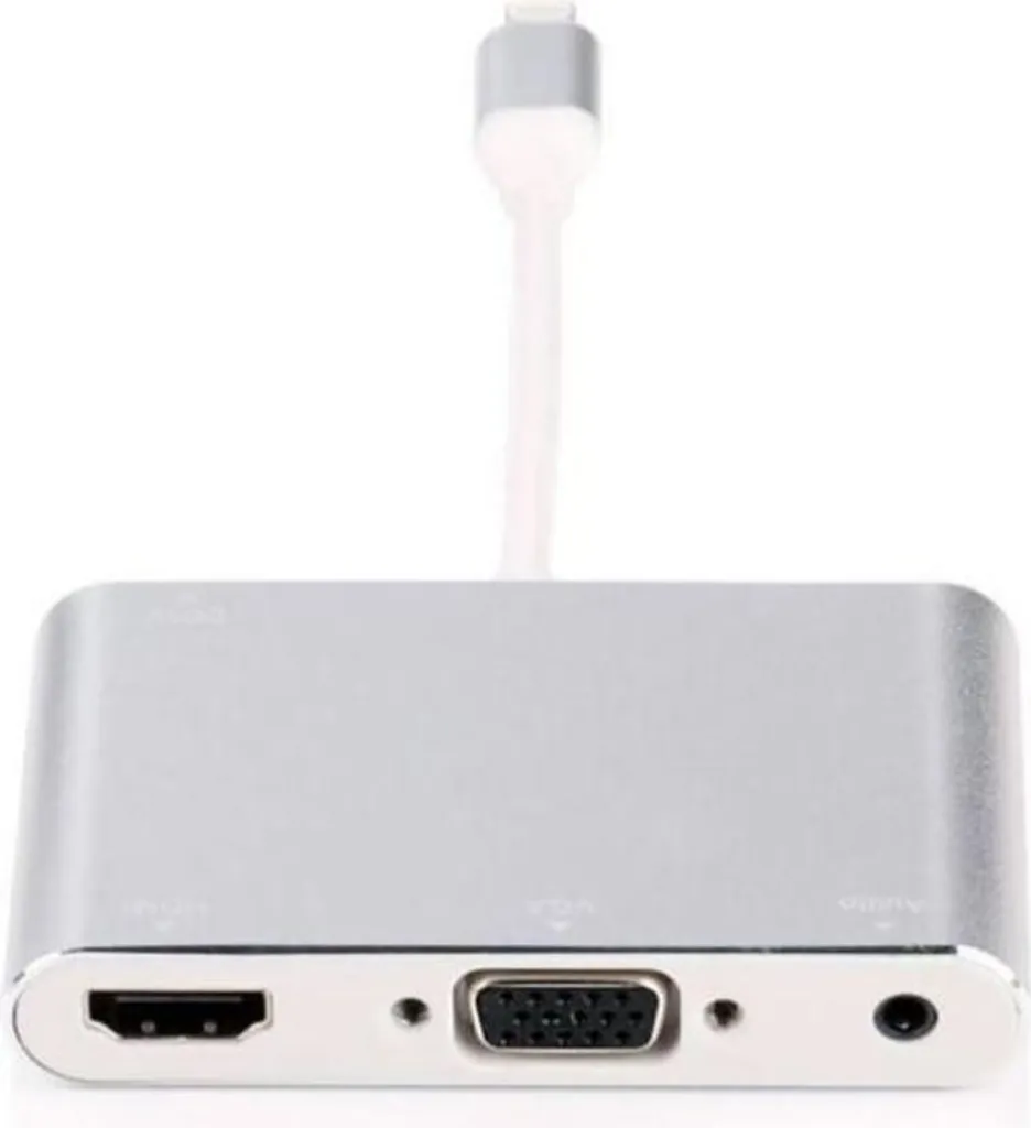 Plus de Ports sur iPhone ? Hub Lightning MicroConnect LIGHT-HUB4 4 en 1