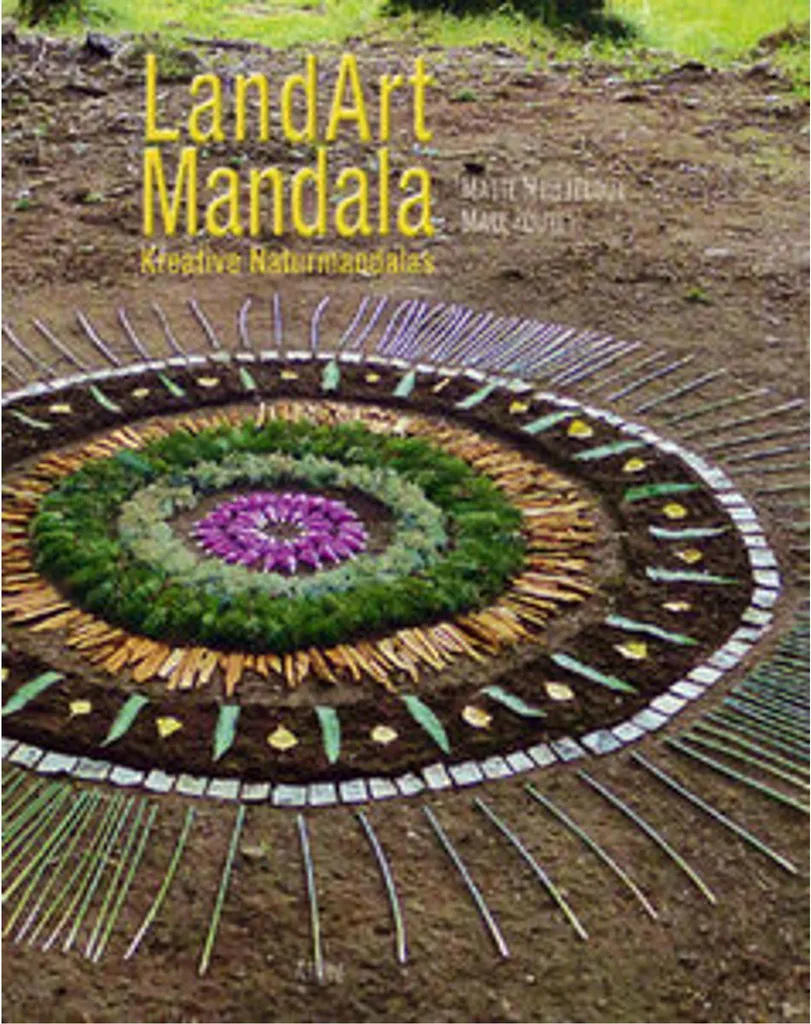 LandArt Mandala : Kit Créatif de Dessin Géométrique en Bois Naturel