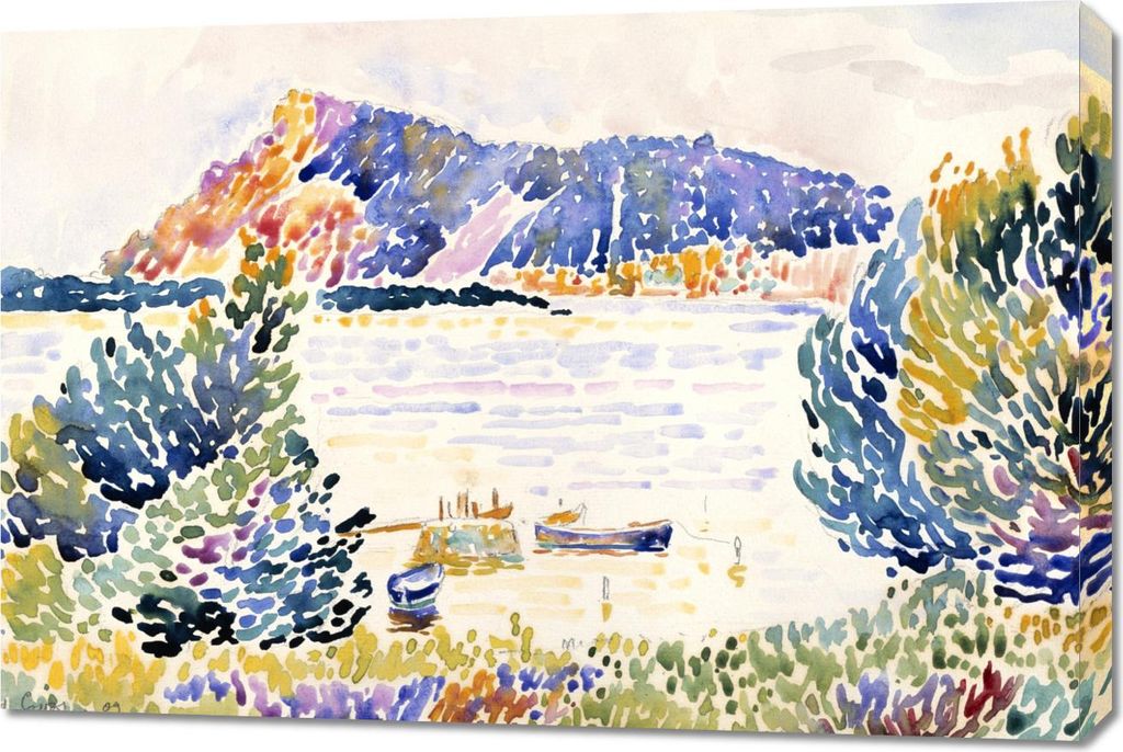 Bild 90x60cm Cap Nègre, Henri-Edmond Cross Vintage für das Wohnzimmer