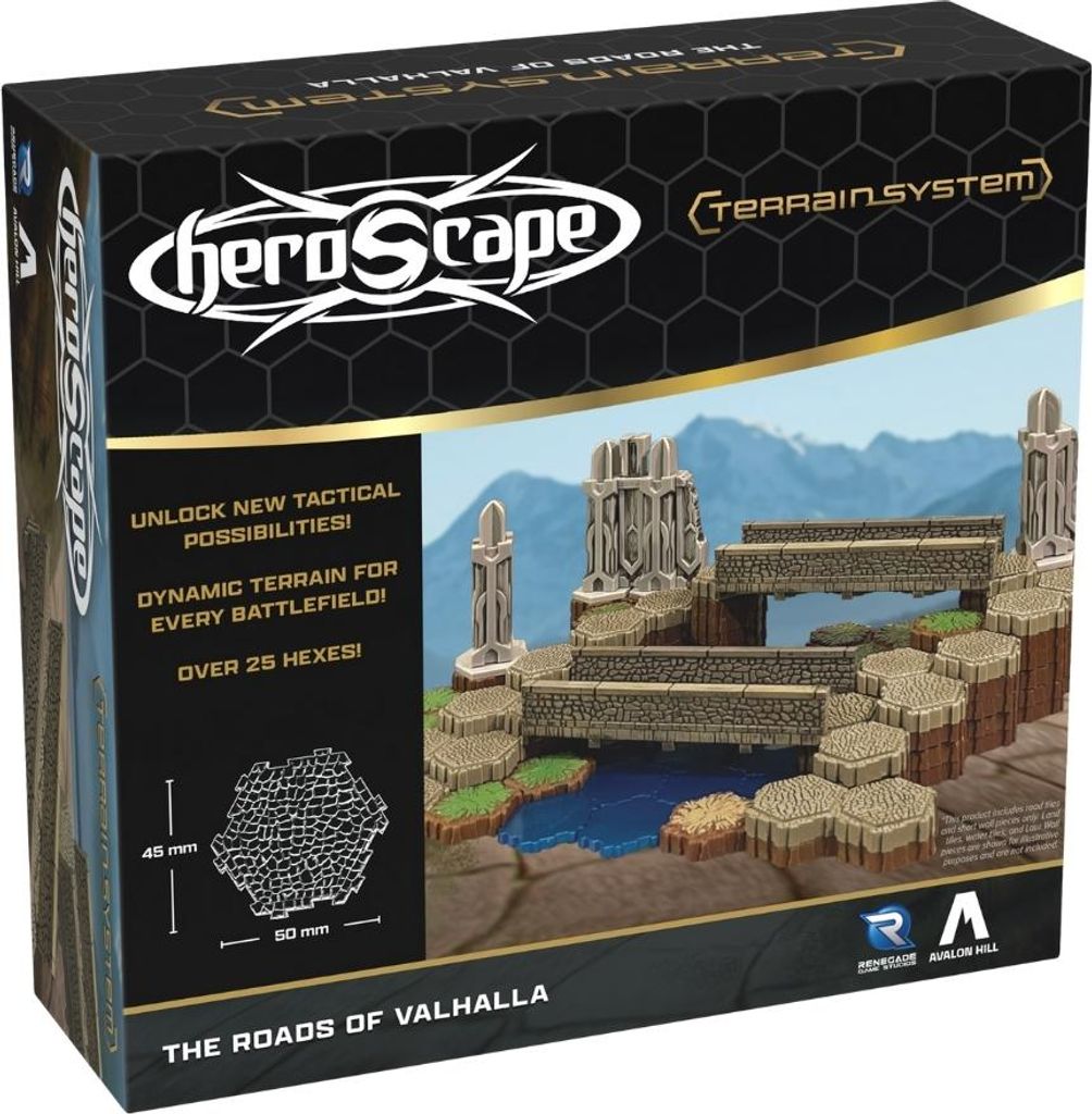 Heroscape: Roads of Valhalla - Terrain Expansion - Miniaturenspiel Erweiterung - ENG Edition