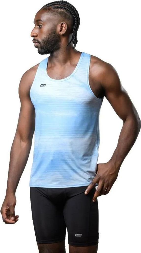 42k Running Apex ärmelloses T-shirt Blau L Blau L