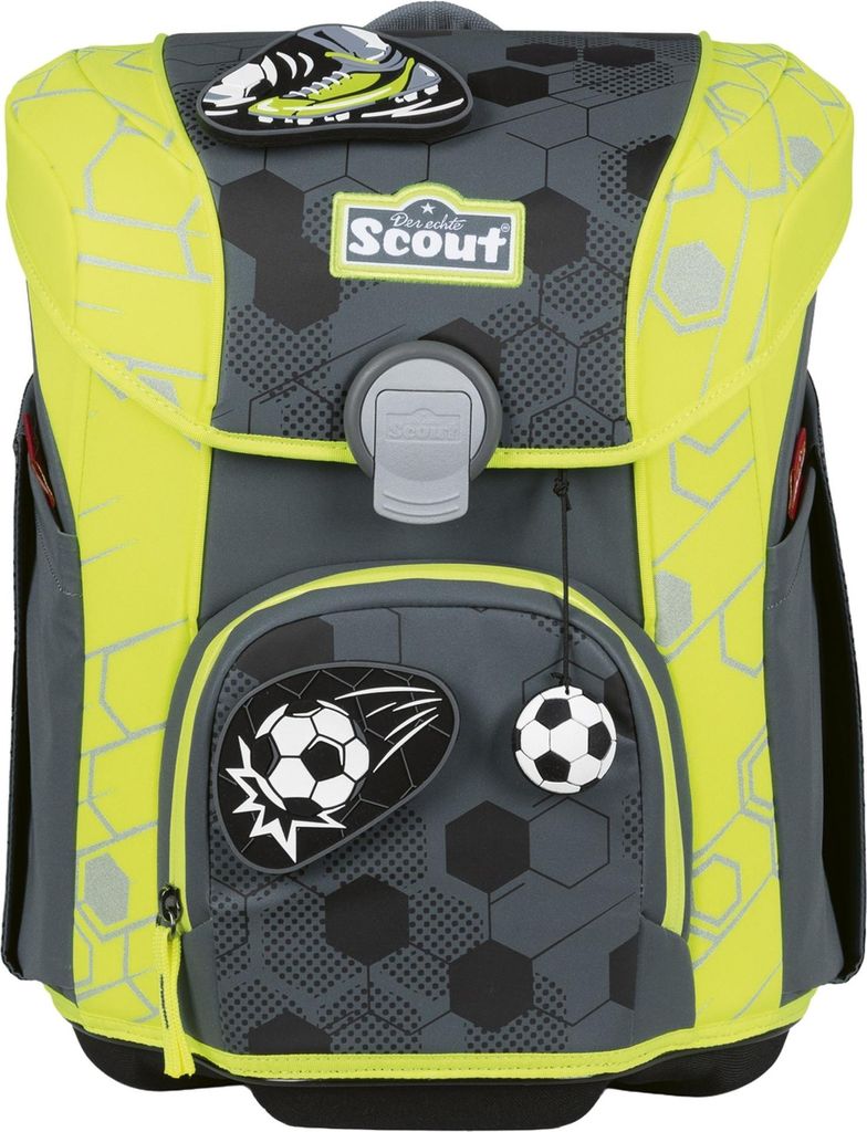 Scout Micro Schulranzen-Set 4 Superflash Extreme Soccer Produktbild 