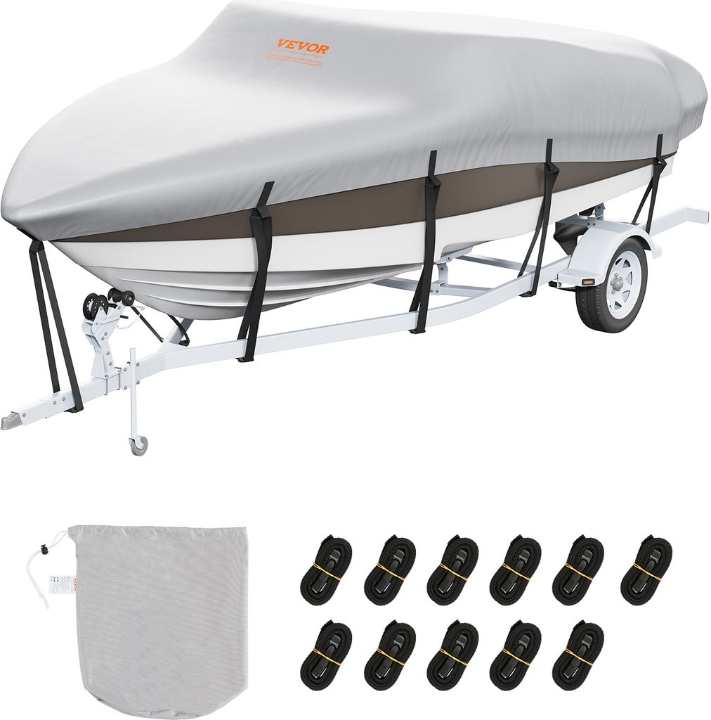 VEVOR Bootspersenning Abdeckplane Bootsplane, 426–480 cm