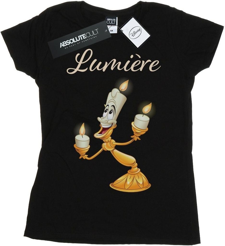 Disney - "Beauty And The Beast Be Our Guest" T-Shirt für Damen BI15692 (XXL) (Schwarz)