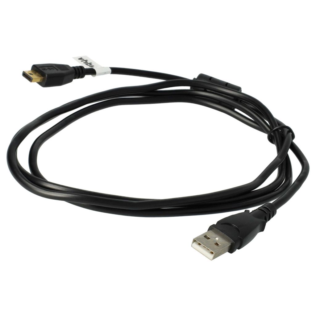 vhbw USB-Kabel kompatibel mit Nikon Coolpix S700, S50c, S51c, S51, S550, S500, S50, S710 Kamera, Camcorder - Datenkabel, 13,4 cm