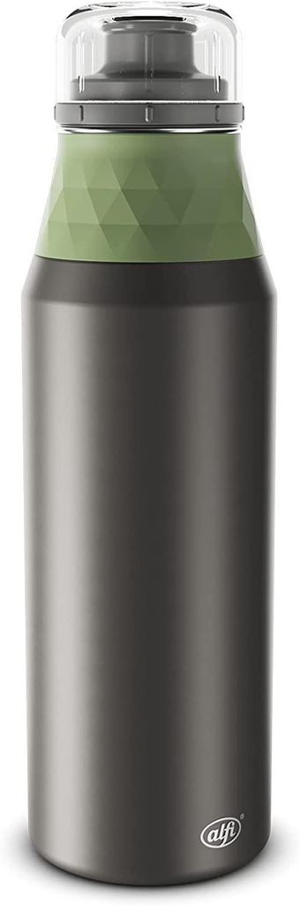 alfi Trinkflasche ENDLESS BOTTLE 0,90 L schwarz/grün Produktbild 1