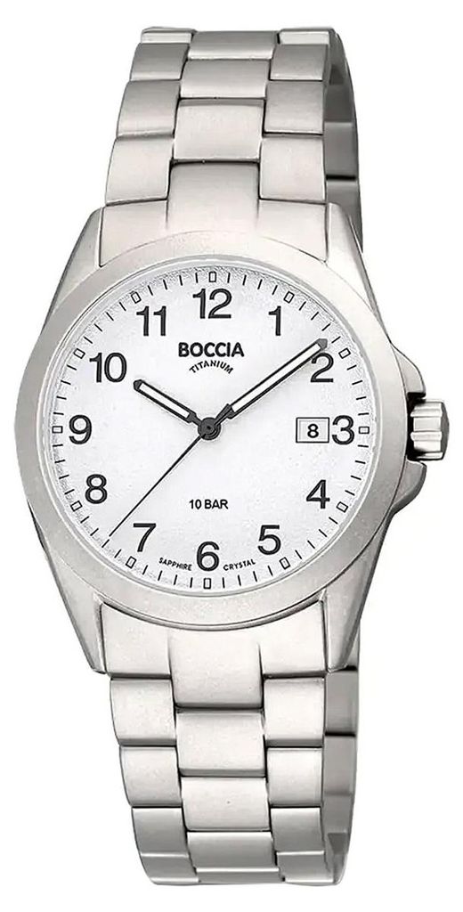 Boccia 3386-01 titanium quartz horloge voor dames, met Productafbeelding 