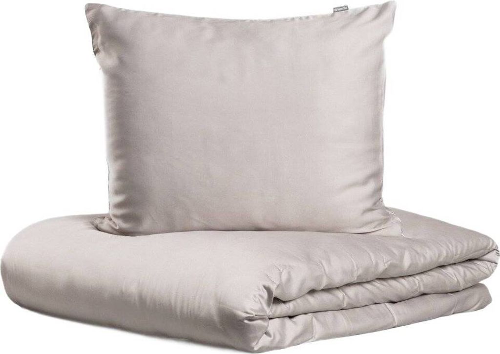 HOMLA BAMSA Bambus-Bettwäsche grau 160x200 + 2*50x60 cm