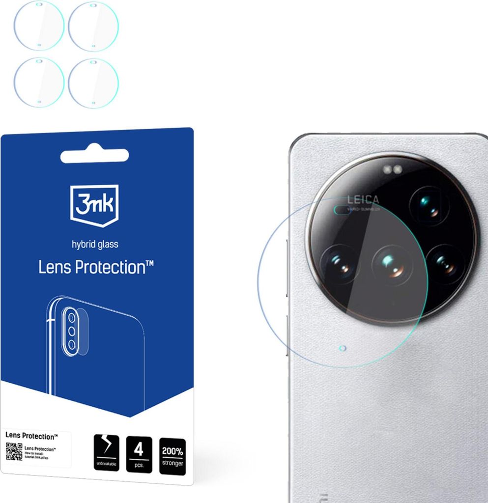 3mk Hybridglas Lens Protection für Xiaomi 15 UltraKamera Produktbild 