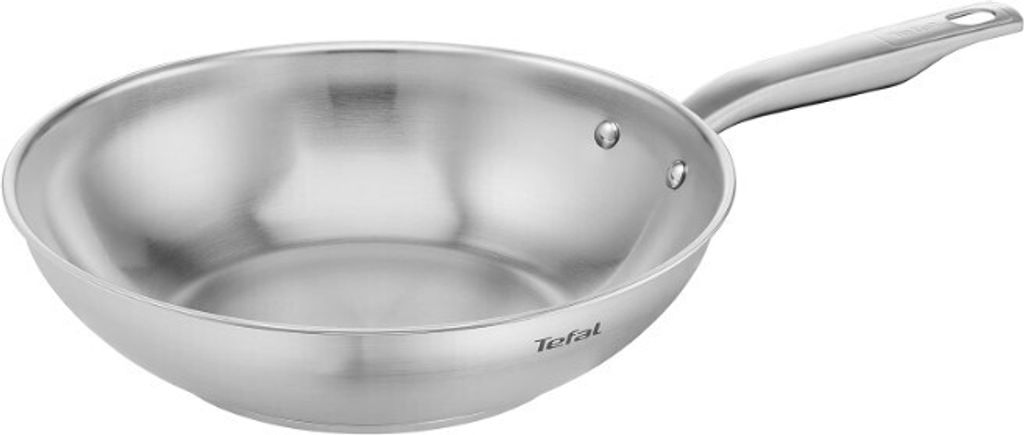 Tefal Pfanne Kochgeschirr Virtuoso 28 cm Edelstahl unversiegelt langlebig robust