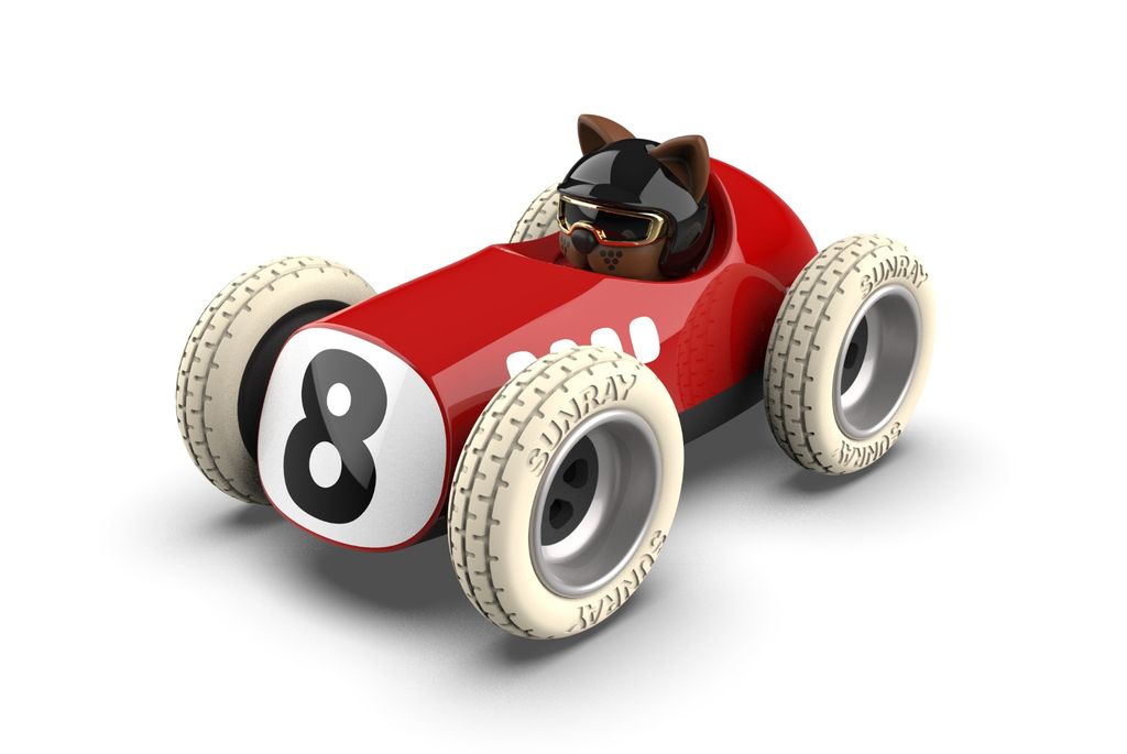 Playforever Auto Egg Hardy - bunte Spielzeugauto für Kinder