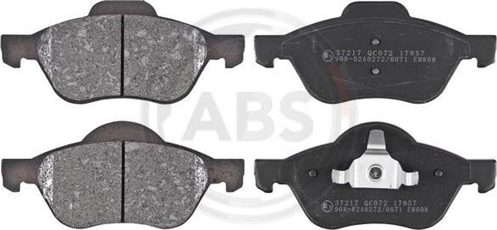 A.B.S. 37217 Bremsbelagsatz, Scheibenbremse OE 410601237R kompatibel mit Clio, Laguna, Megane, Scenic, Twingo, Wind