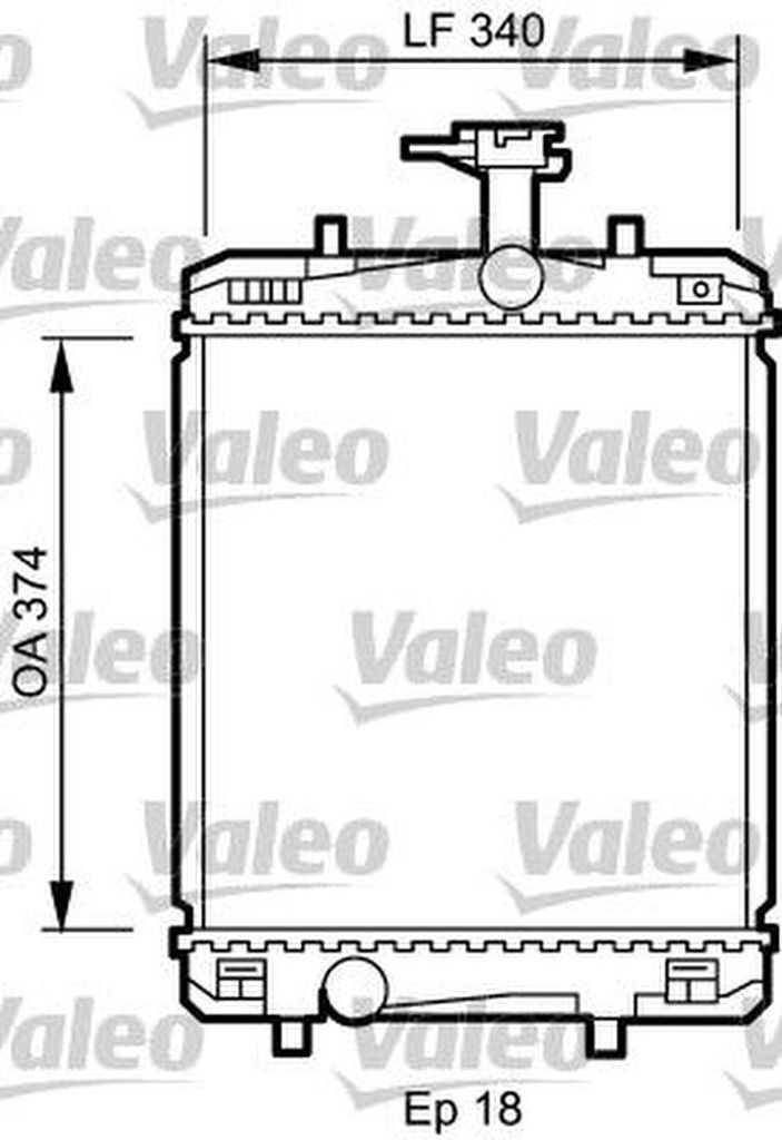 VALEO Kühler, Motorkühlung 735072