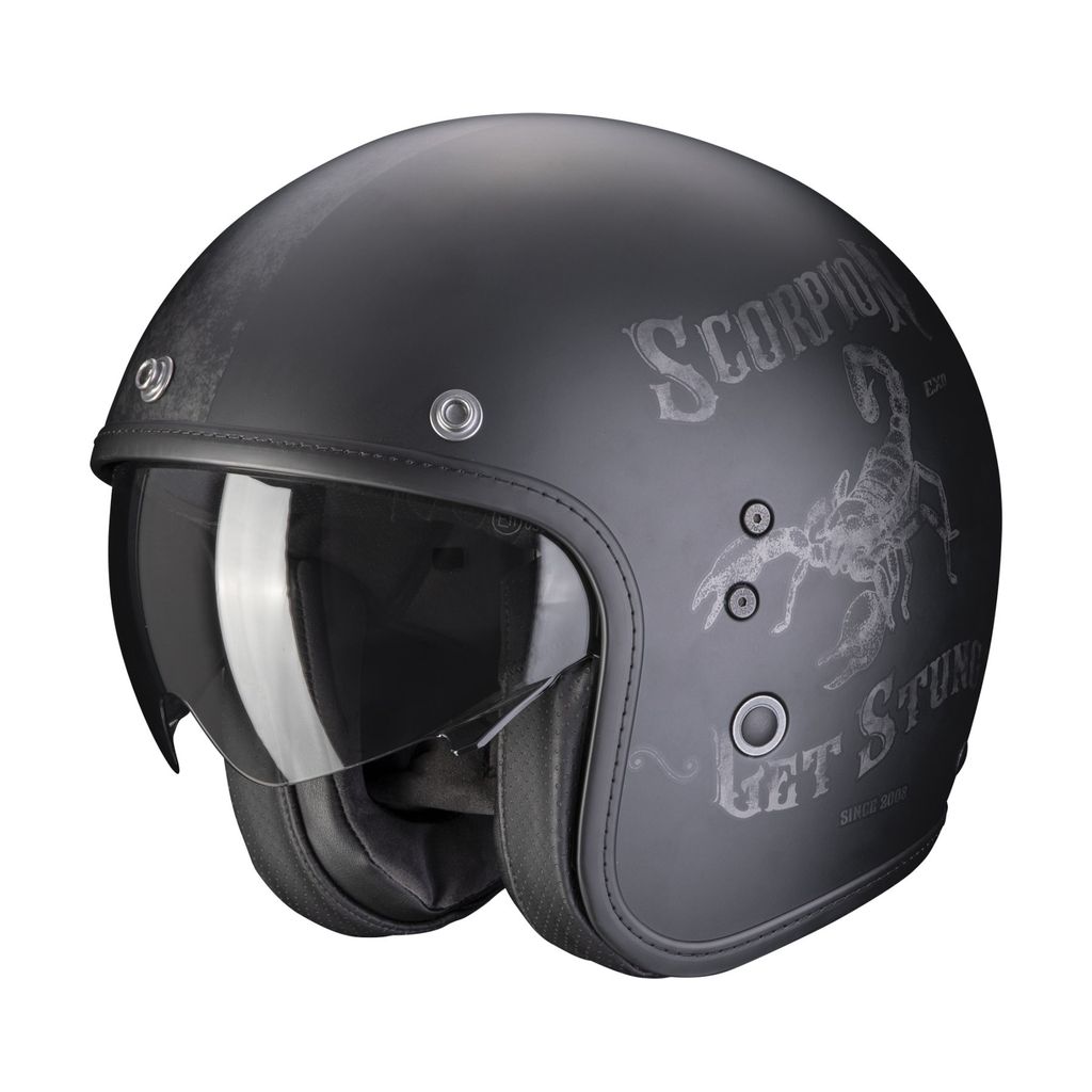 Scorpion Belfast Evo Pique Jethelm (Black Matt,M (57/58))
