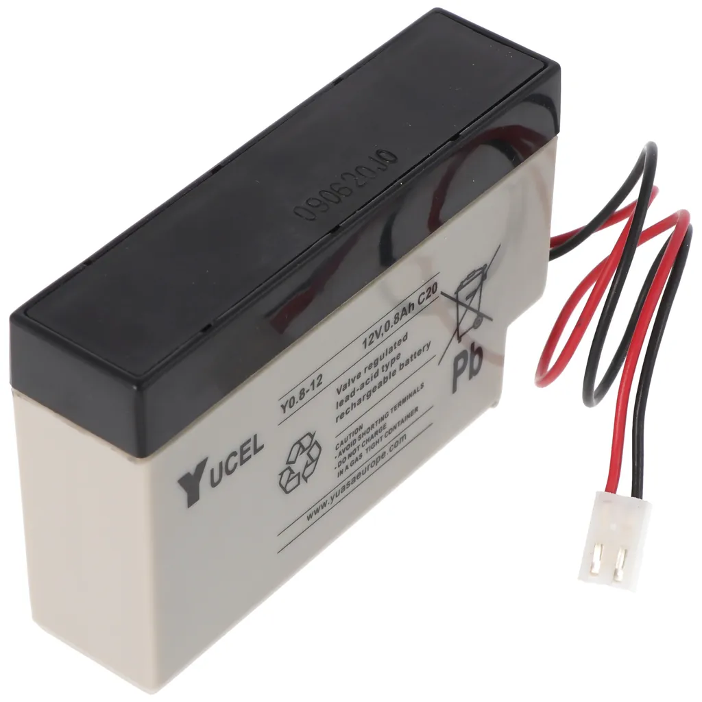 Batterie 12V 0.8Ah Yucel Y0.8-12 Yuasa : remplacez votre batterie usée