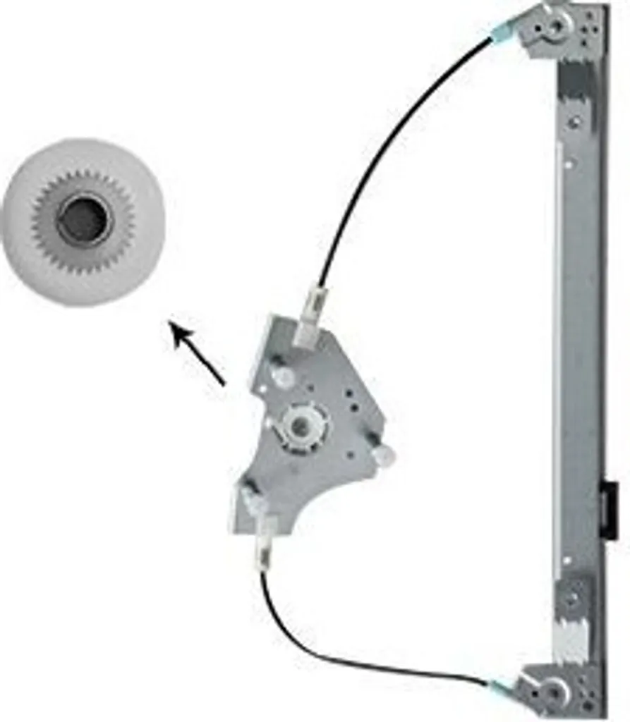 Lève-vitre sans Moteur VAN Wezel 4339268 en Acier pour Auto Renault