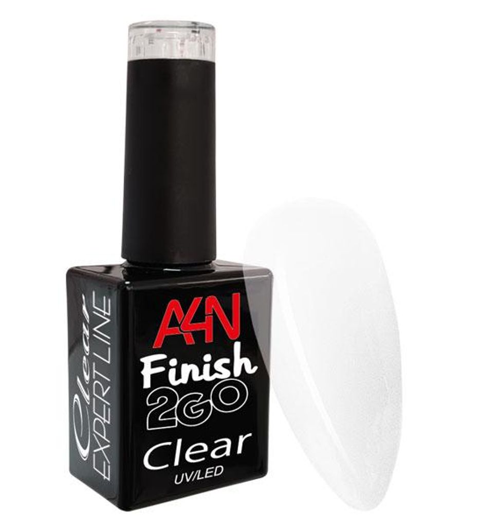 A4N Finish2Go Clear, UV Hochglanzversiegeler ohne Schwitzschicht, Top Finish, Glänzend, kein Vergilben, kein Splittern für lang anhaltenden Glanz