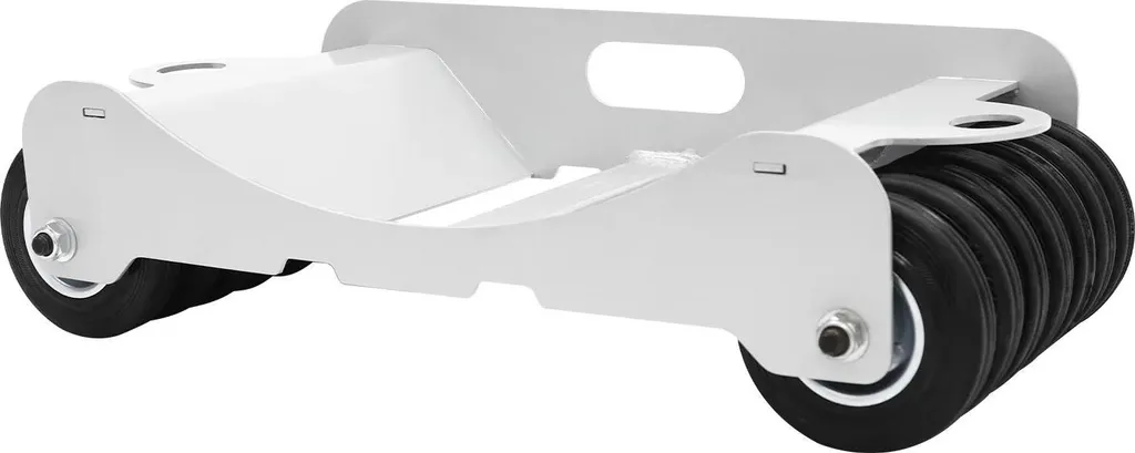 Chariot pour pneus en acier argenté 4mm - Plateau de transport 2041kg