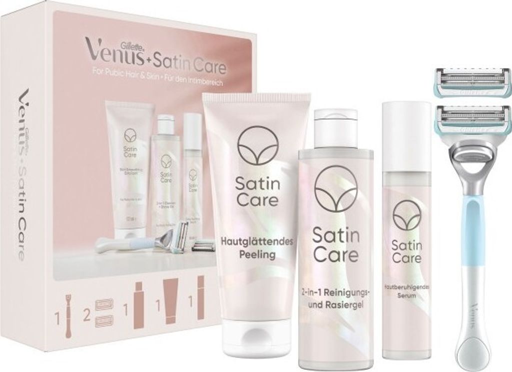 Gillette Venus Geschenk-Set - Satin Care - Rasier- & Pflegeset