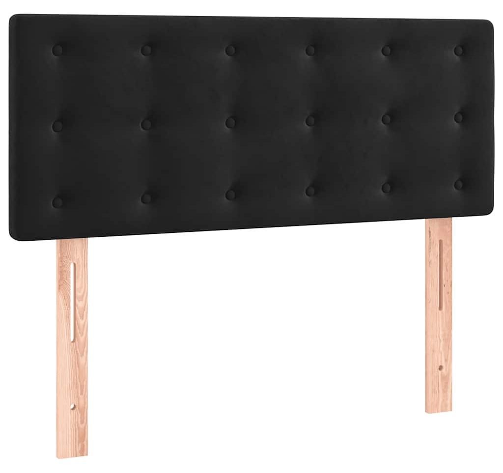 vidaXL Kopfteil Schwarz 80x5x78/88 cm Samt Produktbild 