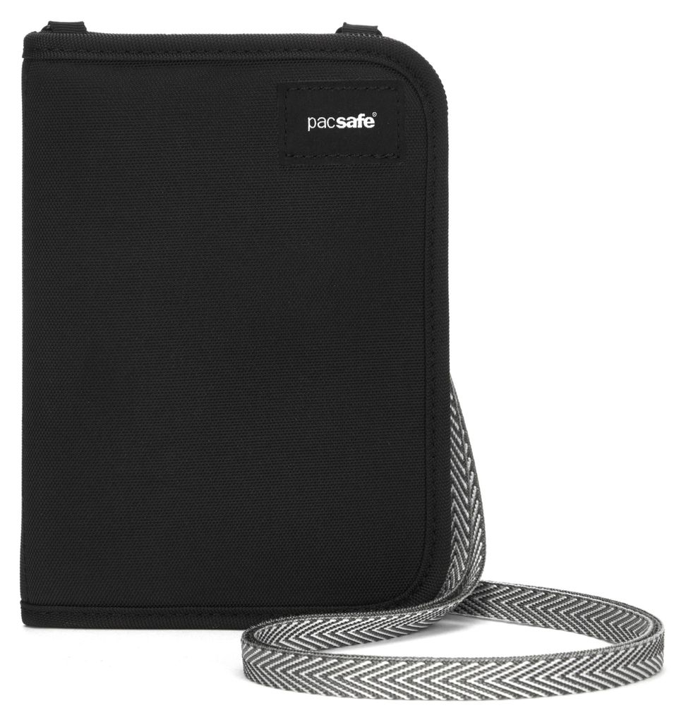 pacsafe Geldbörse RFIDsafe V150 Organizer Black schwarz Produktbild 