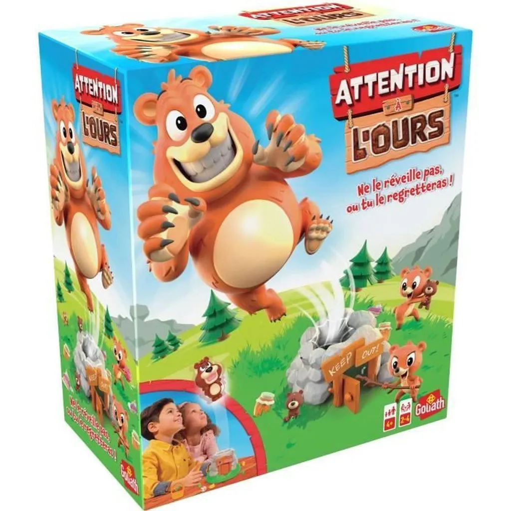Jeu de Société Attention à L'Ours Goliath - Idéal pour Anniversaire Enfant - 3