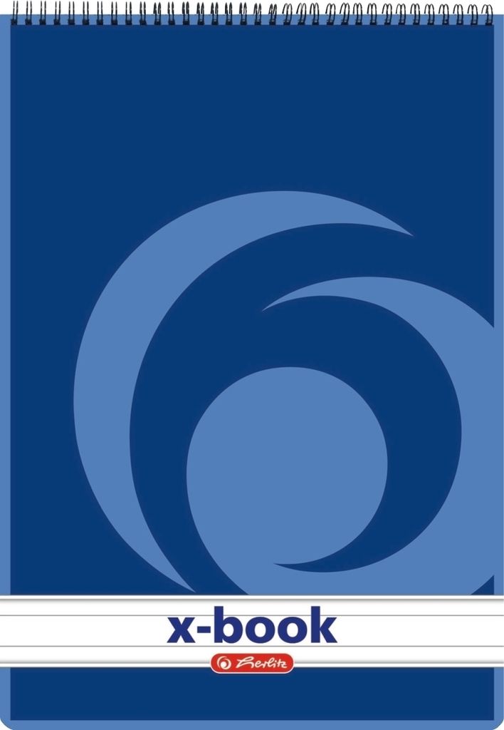 Spiralnotizblock A5 liniert 50 Blatt Packung mit 10 Stück