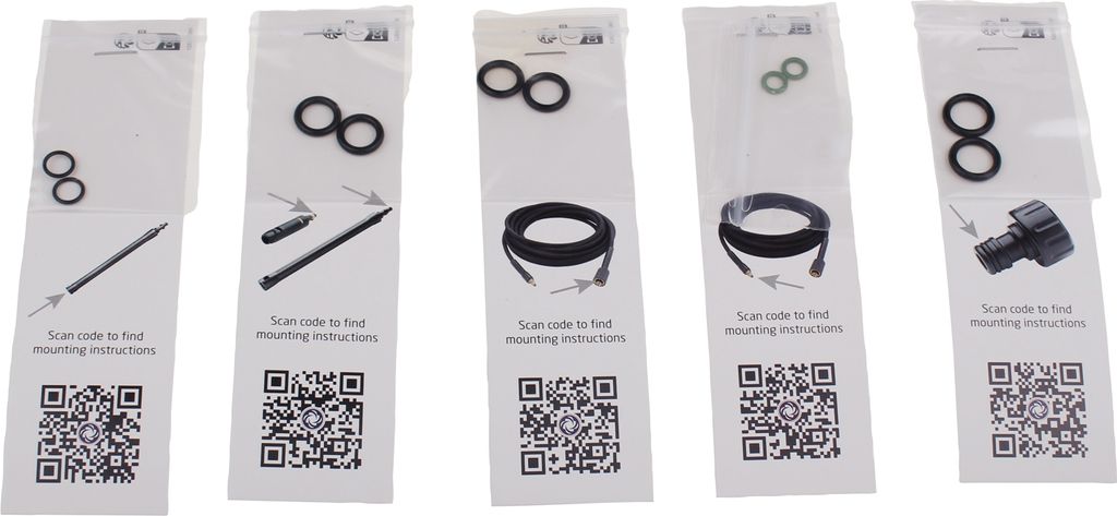 Nilfisk 128500292, Nilfisk, set van O-ringen voor Productafbeelding 