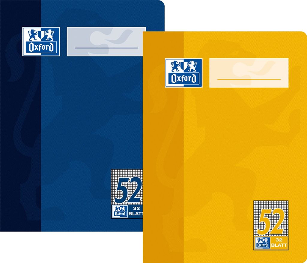 Oxford Oktavheft DIN A6 kariert 90 g/qm 32 Blatt (1 Stück)