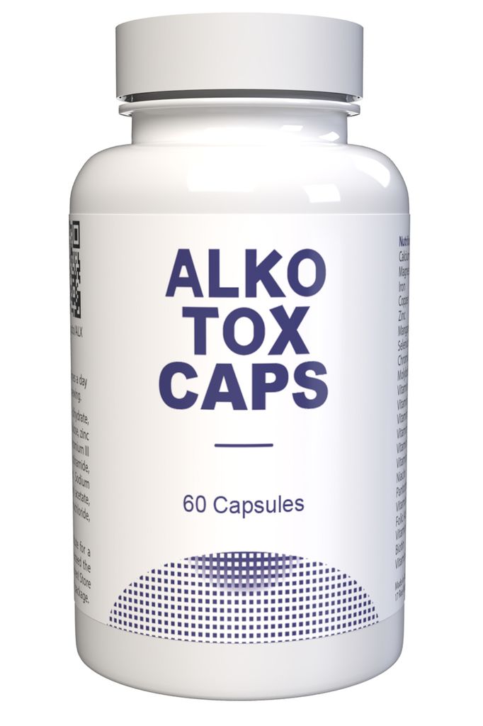 Alkotox - 60 Kapseln hochdosiert - Original Rezept aus der Schweiz - Vegan & Pflanzlich mit 22 Vitaminen & Mineralien - 1er Pack