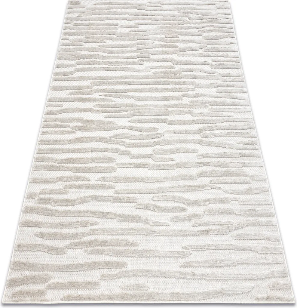 Tapis SANTO SISAL 58394 Waves Beige 80x150 cm - Style Naturel Chic