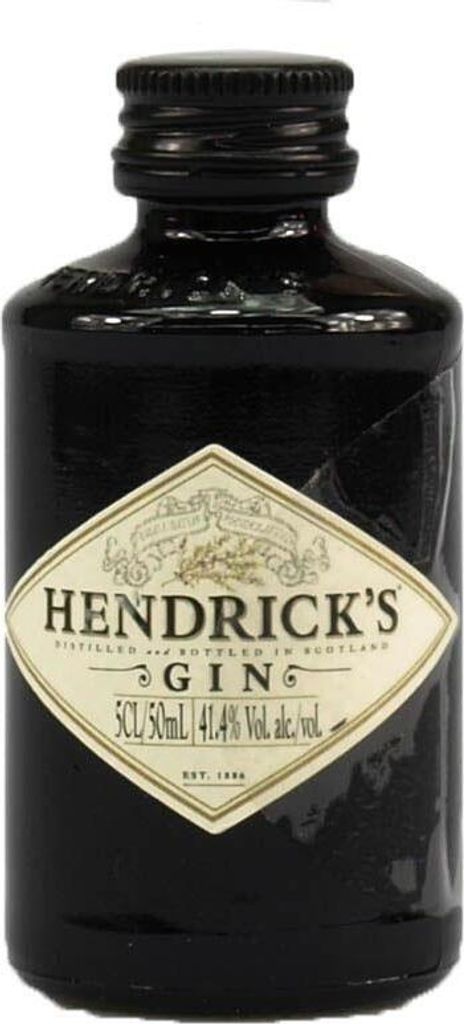 Hendricks Gin Mini 50ml 41.4% Vol. Produktbild 